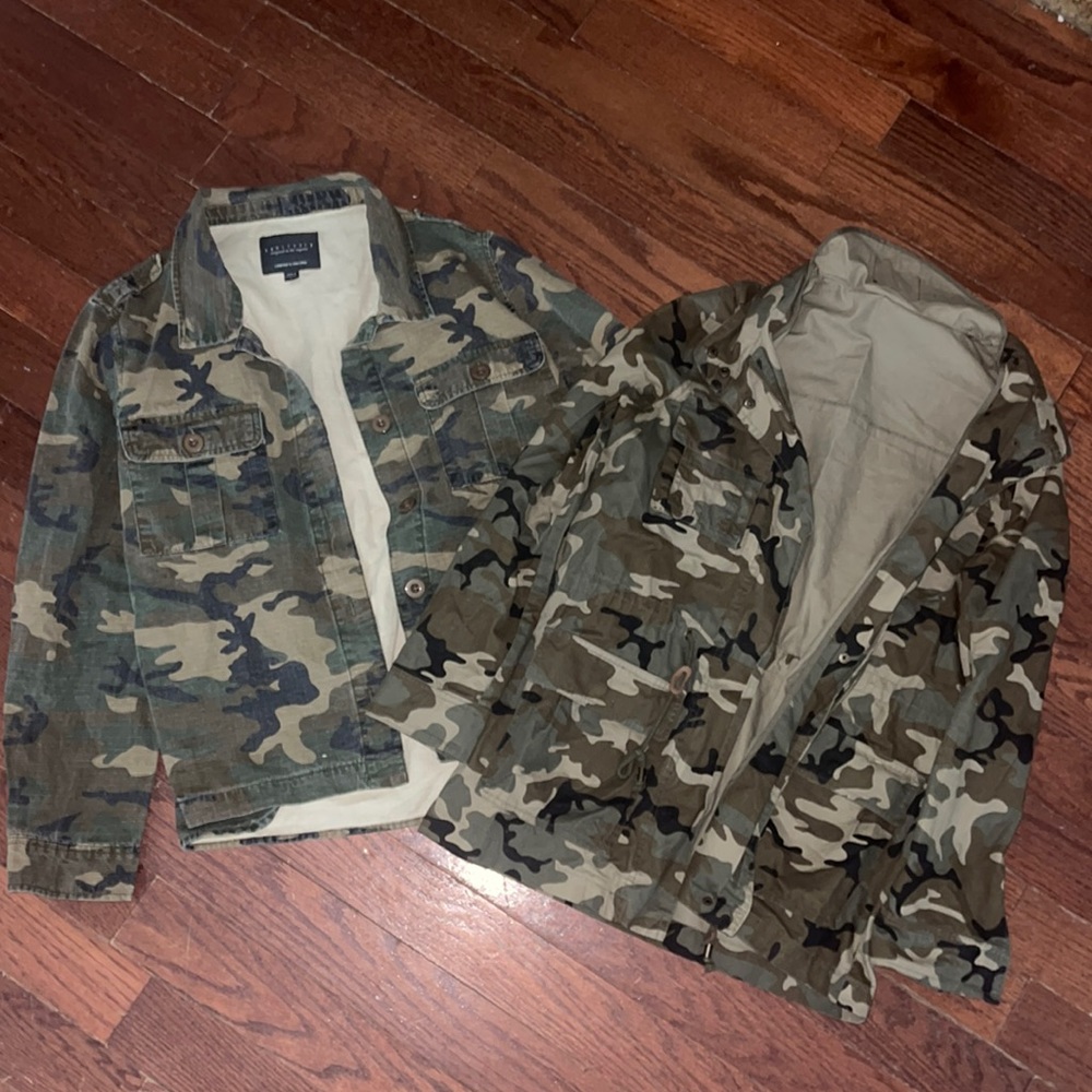 Camouflage Fitted Jackets